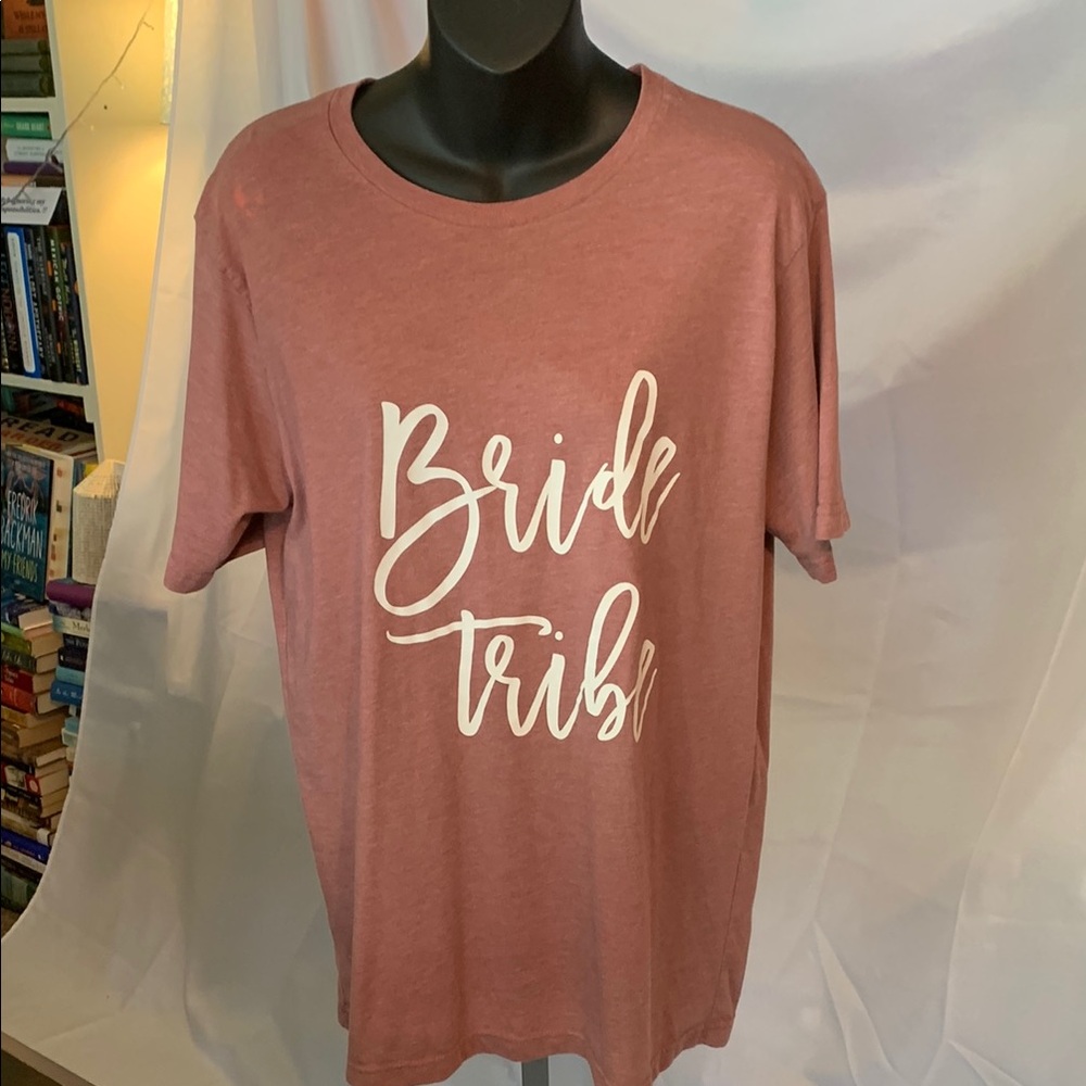 Bride Tribe Pink Oversized Short Sleeve T-Shirt